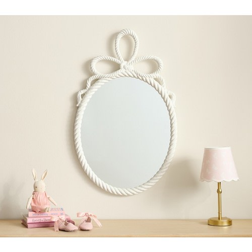 Sculpted Oval Rope Mirror (34" x 21")