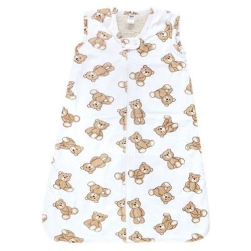 Hudson Baby Boys Plush Faux Fur Sleeping Bag, Wearable Blanket, Teddy Bears
