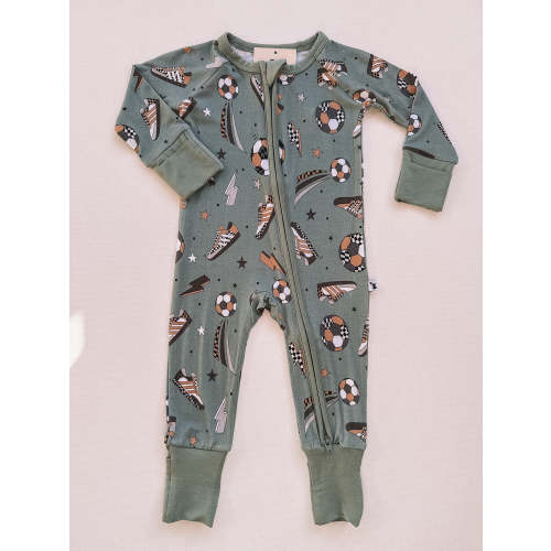 goal hard or go home bamboo romper