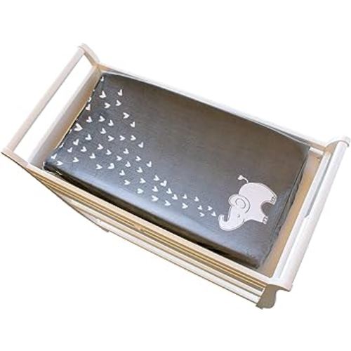 Boppy Changing Pad Cover, Elephant Kisses, 16x32 Inch (Pack of 1)