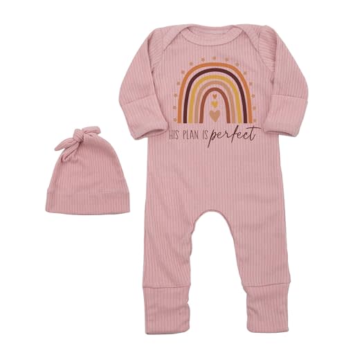 STALOFAZ Little Answered Prayer Bodysuit Infant Romper Baby Announcement 0-3 Months Clothes Cute Religious Boys Girls Outfit