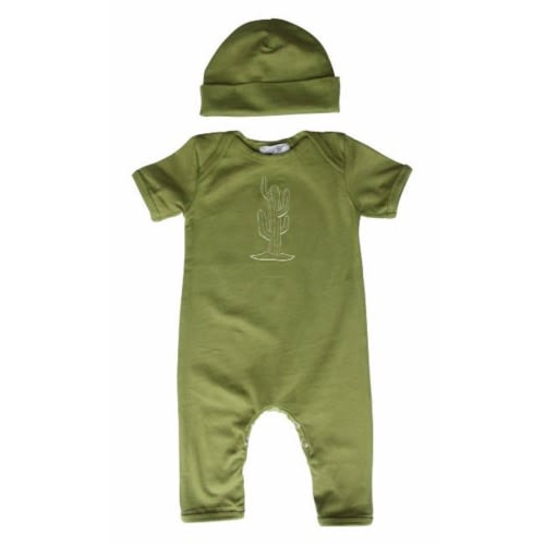 ON SALE! Cactus Baby Romper with Matching Hat--Boy, Girl, Gender Neutral, Trendy, Baby Shower gift, newborn gift