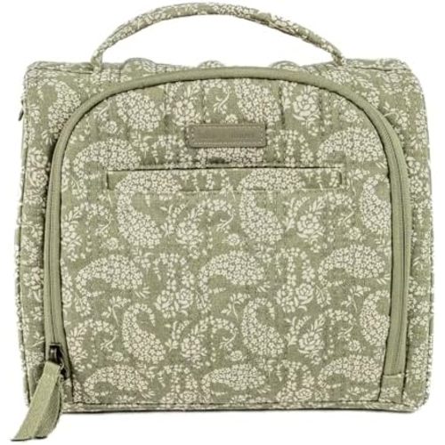 JuJuBe Insulated Bottle Bag, Breastmilk Cooler Bag Fits 3 Baby Bottles, Storage Tote for Nursing Mom, Daycare & Travel, Lunch Bag w/Handle & Shoulder Strap (Paisley Floral)