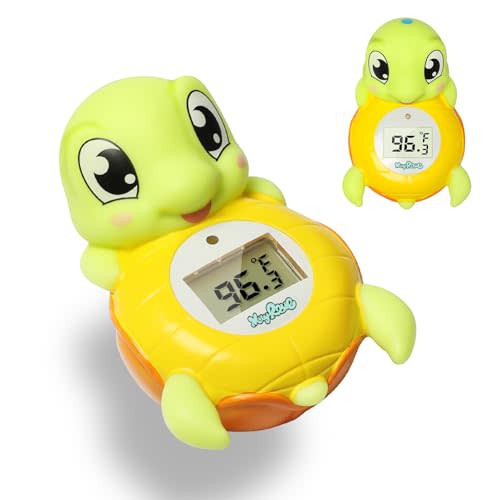 Backstroke Sea Turtle Baby Bath Thermometer,The Infant Baby Bath Floating Toy Safety Temperature Water Thermometer, BPA Free, New Baby Essentials