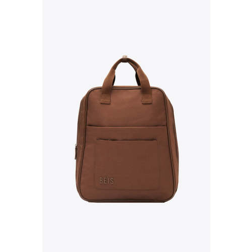 BÉIS 'The Expandable Backpack' in Maple - Expandable Travel Backpack In Maple