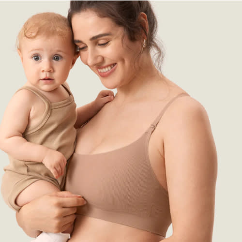 Ribbed Scoop Nursing Bralette
