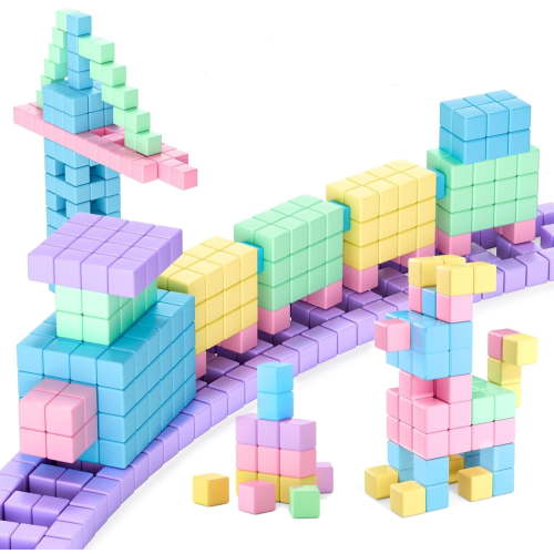 Magnetic Blocks,40 Pcs Magnetic Building Blocks,Preschool Educational Construction Kit,3D Magnetic Cubes with Storage Box for Toddlers,Kids Sensory Toys for Boys Girls Toddlers for Christmas Gift