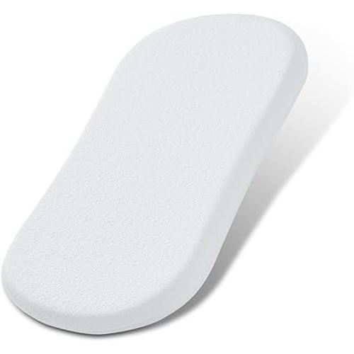 Baby Bassinet Mattress Pad, 30" x 18" Dual Sided Comfort Gel Memory Foam Mattress with Removable Soft Tencel Cover Fit for Halo Bassinest Swivel/Flex/Glide/Premiere/Luxe Series Sleeper