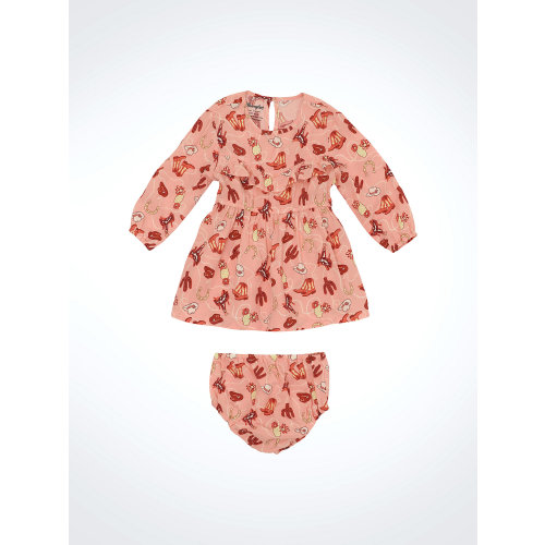 Little Girl's Printed Ruffle Dress | NEW & FEATURED | Wrangler®