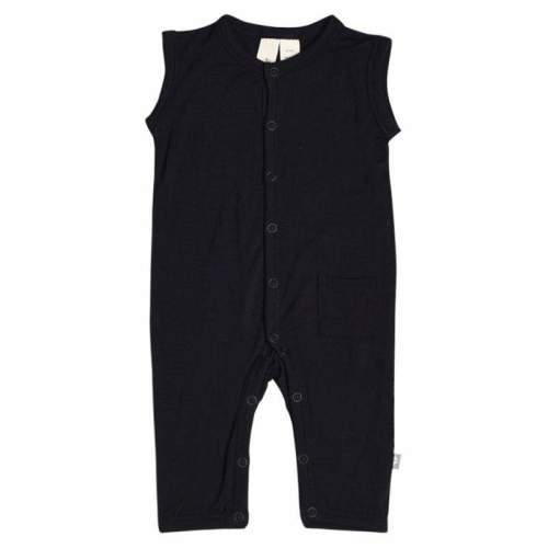 Sleeveless Romper in Midnight