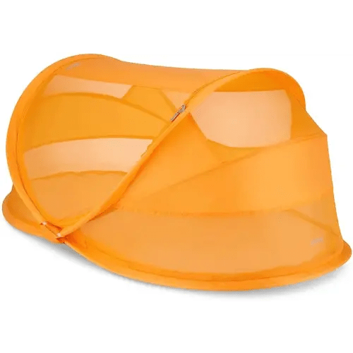 Joovy Gloo Portable Play Tent For Kids Featuring UPF 50 Sun Protection, Easy Pop-Up Setup, Bug-Proof Ultra-Fine Mesh, Self-Inflating Pad, And Roll-Down Shade Opening (Zinnia, Large)
