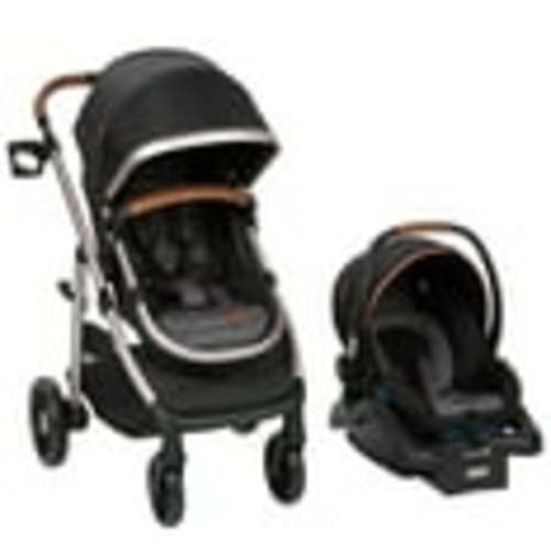 Monbebe 6-in-1 Modular Travel System, Black & Gold, Infant & Toddler, Unisex
