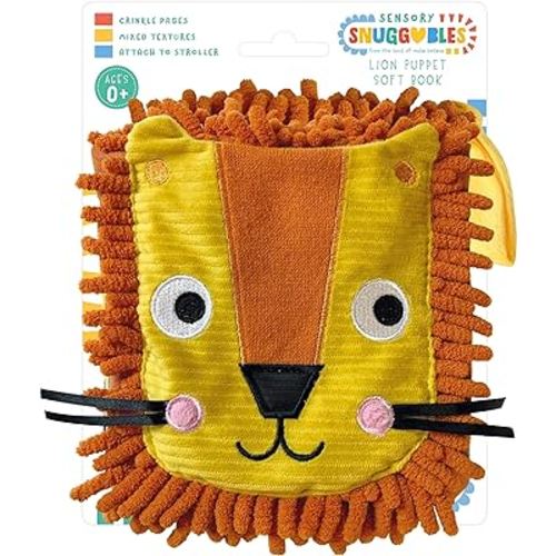 Sensory Snuggables Roar! Hand-Puppet Cloth Book