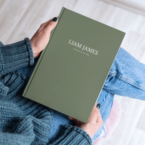 Personalized Hardcover Journal: Custom Name Gift, Letters to Daughter/Son