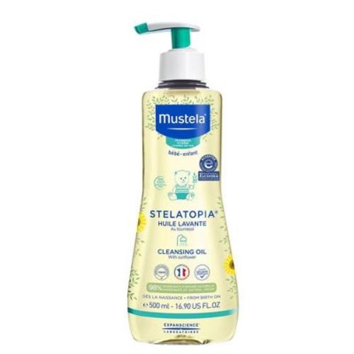 Mustela Stelatopia Cleansing Baby Oil For Eczema Prone Skin - 16.9 Fl Oz