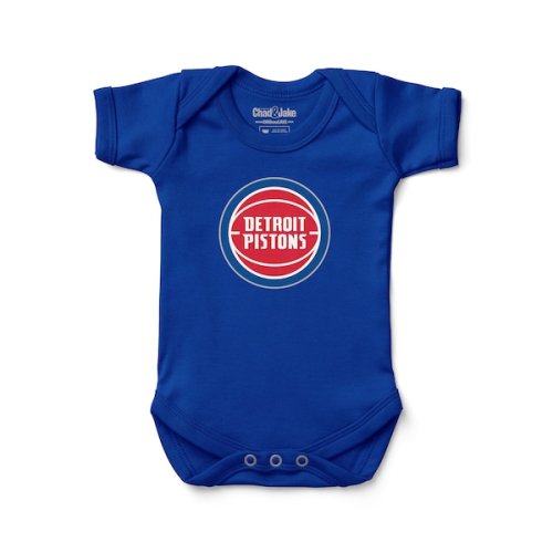 Newborn & Infant Detroit Pistons Chad & Jake Royal Primary Logo Bodysuit