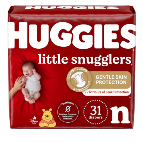 Huggies Little Snugglers Diapers - Newborn - 31ct