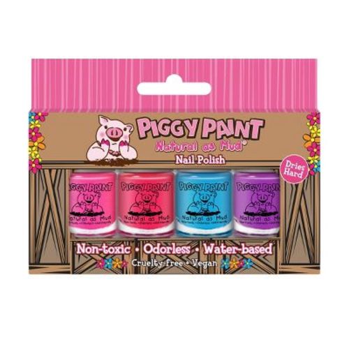 Piggy Paint Nail Polish Set - 0.48 Fl Oz - Natural As Mud - 4pk