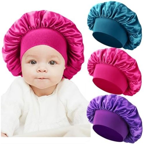 3 Pcs Baby Bonnets for Sleeping from Himoswis (Pls Note)