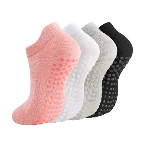 Breslatte Grip Socks Pilates Socks with Grips for Women Non Slip Grippers Womens