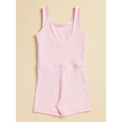 Bailey Athletic Unitard in Light Pink | Tullabee