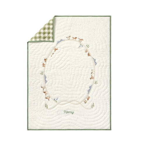Carter Cowboy Baby Quilt | Pottery Barn Kids