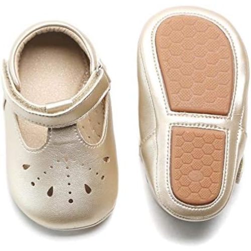 Felix & Flora Soft Sole Baby Shoes - Infant Baby Walking Shoes Moccasinss Rubber Sole Crib Shoes