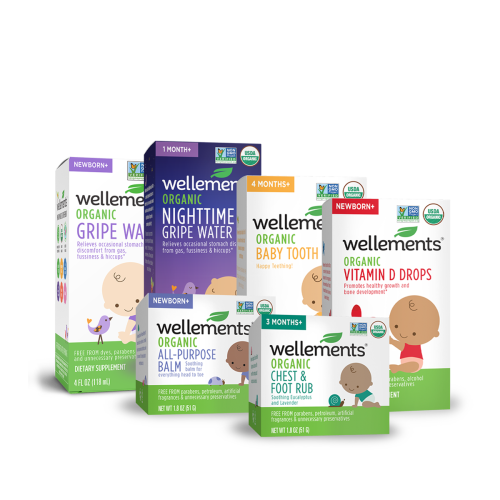 Newborn Baby Essential Care Bundle - Wellness Starter Kit For Babies & Infants | Wellements
