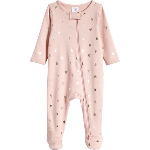 Print Cotton Footie, Newborn