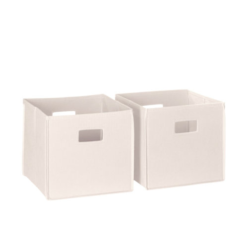 RiverRidge Home RiverRidge Kids 2pc Fabric Collapsible Storage Cube Organizers with Handles for Playroom Organization & Reviews | Wayfair