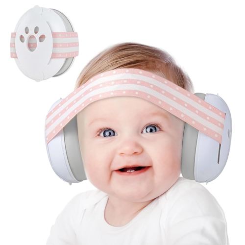 Yoofoss Baby Ear Muffs Noise Protection for Infant and Babies Up to 36 Months - Noise Cancelling Headphones for Ear Protection, Sleep, Travel Baby Essentials