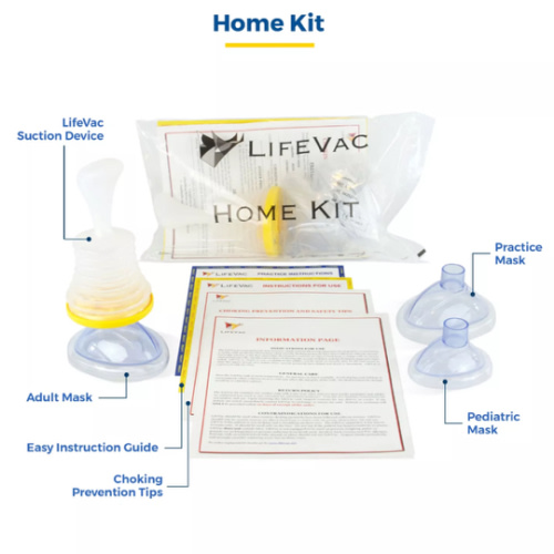 LifeVac Home Kit - Toddler and Adult Choking Rescue Device