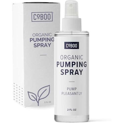 Pumping Spray 2 Fl Oz | Organic Skin Lubricant for Breast Pumping | Pump Flange Spray for Breast Shields | Vegan & Lanolin Free, Made in USA | Helps Sore Nipples & Clogged Milk Ducts