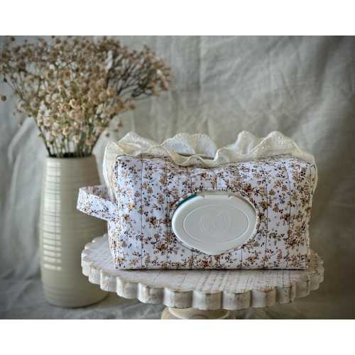 Handmade diaper & wipe bag