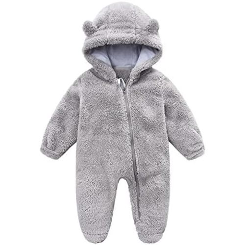 Baby Boy Girl Snowsuit Winter Warm Clothes Coat Infant Jumpsuit Toddler Outfit