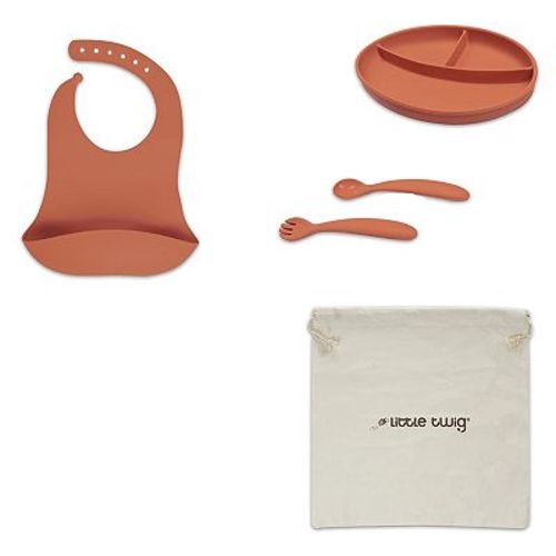 Little Twig Silicone 5-pc. Feeding Set