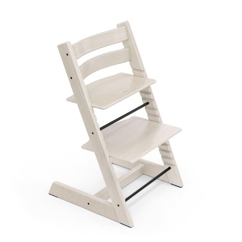 Stokke Tripp Trapp Chair, Whitewash - Adjustable, Convertible Chair for Toddlers, Children & Adults - Convenient, Comfortable & Ergonomic - Classic Design