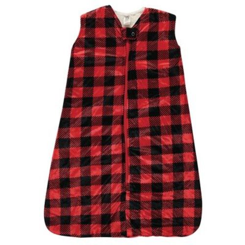 Hudson Baby Infant Boys Mink with Faux Shearling Inner Sleeping Bag, Sack, Blanket, Buffalo Plaid