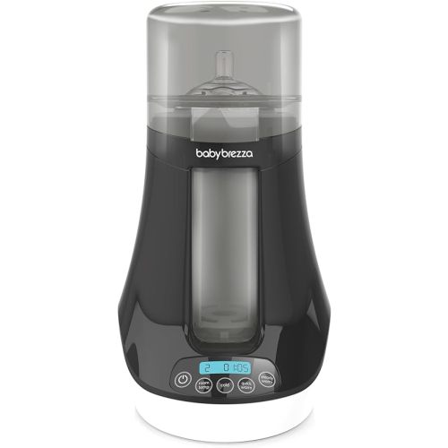 Baby Brezza Fast Baby Bottle Warmer - Baby Milk + Breastmilk Warmer Defroster – 2 Unique Temperatures for Breastmilk + Formula - Universal Fit for All Bottles, Bags + Jars
