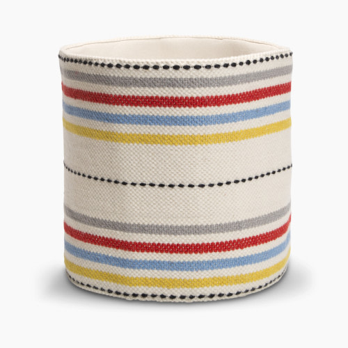Delta Children Handwoven Storage Basket - Bright Stripes
