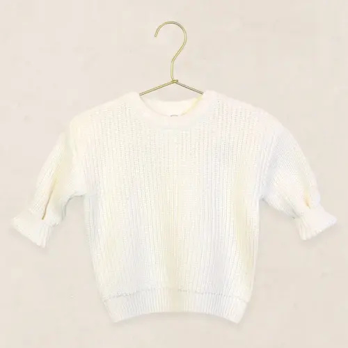 Knit Chunky Sweater - Ivory