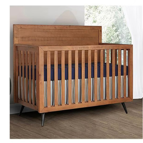 Evolur Stilnovo Convertible Crib in Sugar Cane