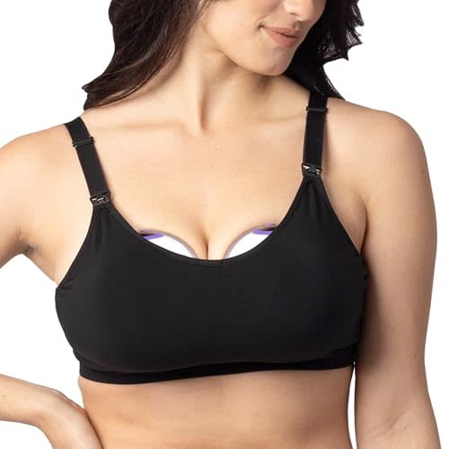 Lansinoh Kindred Bravely Nursing Bra for Breastfeeding, Comfortable & Supportive, Sizes Fit from 28B - 44I