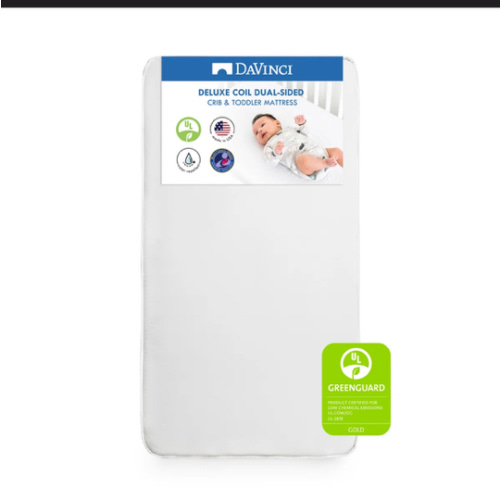 DaVinci Pure Core Memory Foam Baby Crib Mattress - GREENGUARD Gold Certified, Dual Sided, 2-Stage Infant & Toddler Bed Mattress - Lightweight, Waterproof & Breathable - For Standard Crib Size