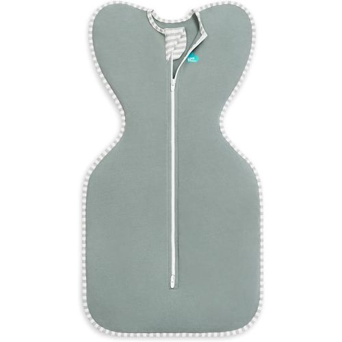 Love to Dream Swaddle UP, Baby Sleep Sack, Self-Soothing Swaddles for Newborns, Improves Sleep, Snug Fit Helps Calm Startle Reflex, New Born Essentials for Baby, 1.0 TOG, 8-13 lbs, Deep Olive