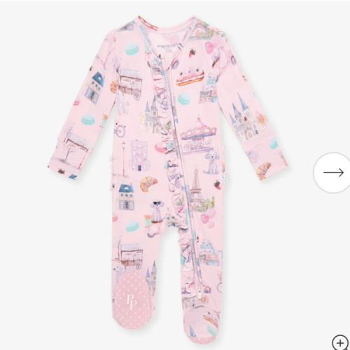 Travel Pink Baby Girl Sleeper | Posh Paris