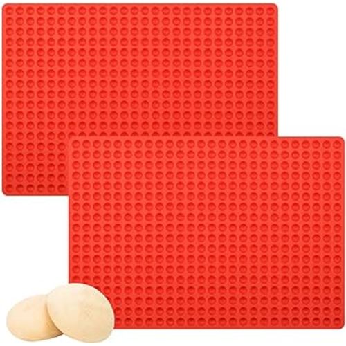 2 Pcs Mini Round Silicone Molds, 468 Cavity Semi Sphere Molds for Homemade Chocolate Chips, Candy, Baking, Wax Melts Beads, Ice Balls, Dog Training Treats