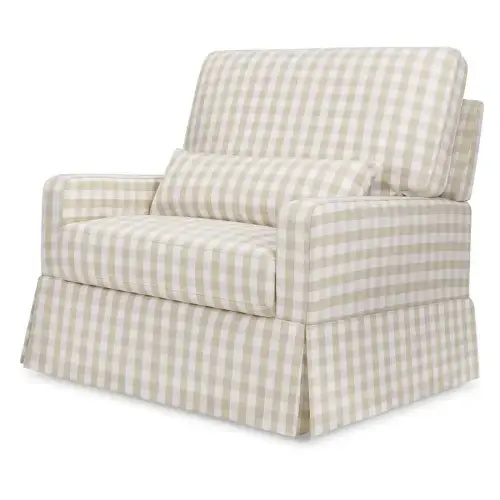 Namesake Crawford Pillowback Chair-And-A-Half Comfort Swivel Glider | Modern Nursery™
