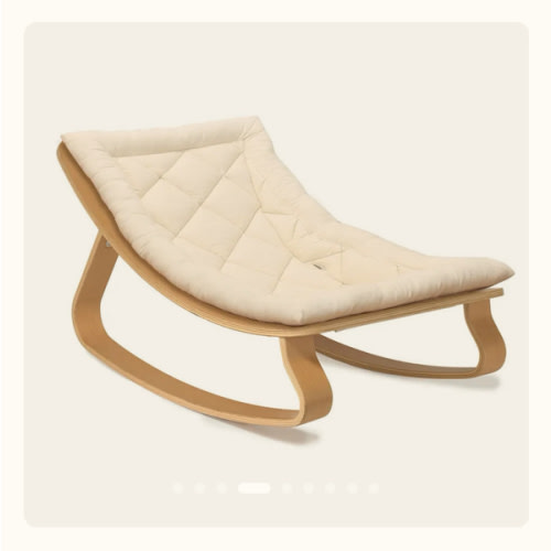 LEVO Baby Rocker in natural wood – Charlie Crane Paris