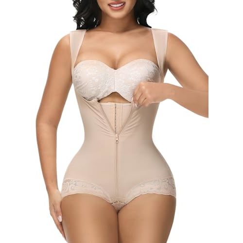 M MYODRESS Fajas Colombianas Moldeadoras Shapewear Tummy Control Full Body Shaper Post Surgery Compression Garment Shaping